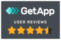 Eine Plakette, die zeigt, dass COMP4 von GetApp mit 4,7 Sternen bewertet wurde.
